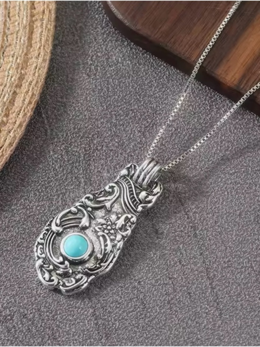 New Silver and Turquoise Necklace